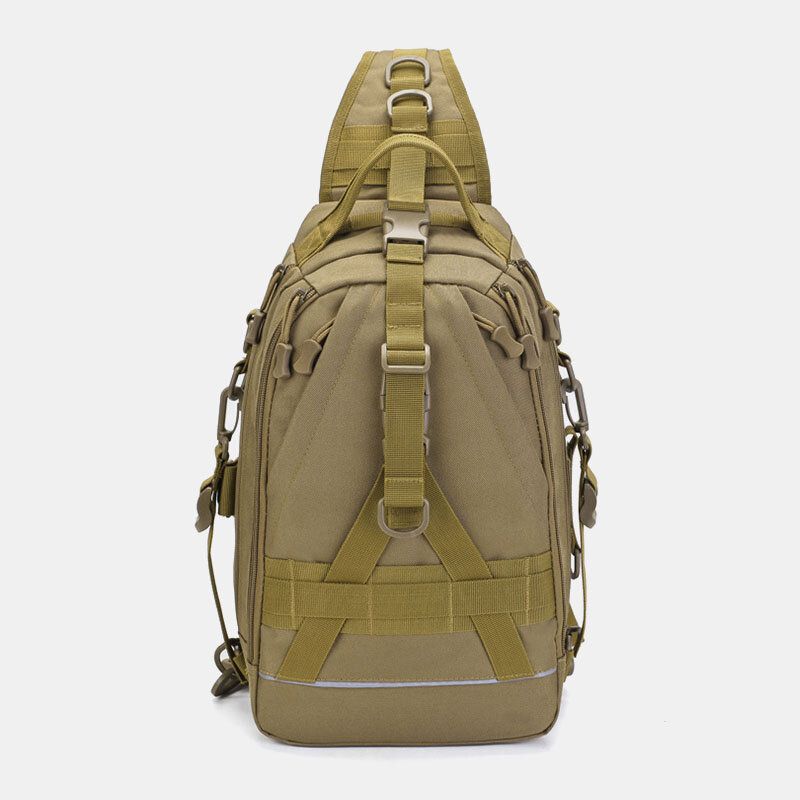 Männer Oxford Camo Multifunktions Wasserdichte Outdoor-sportarten Reiten Taktische Umhängetasche Umhängetasche Brusttasche