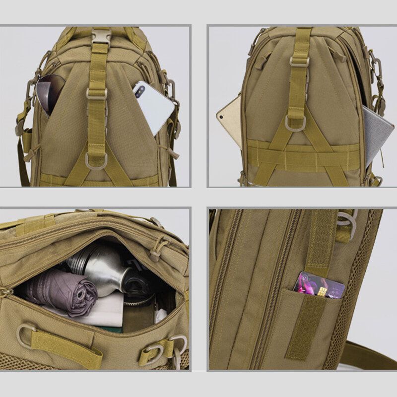 Männer Oxford Camo Multifunktions Wasserdichte Outdoor-sportarten Reiten Taktische Umhängetasche Umhängetasche Brusttasche