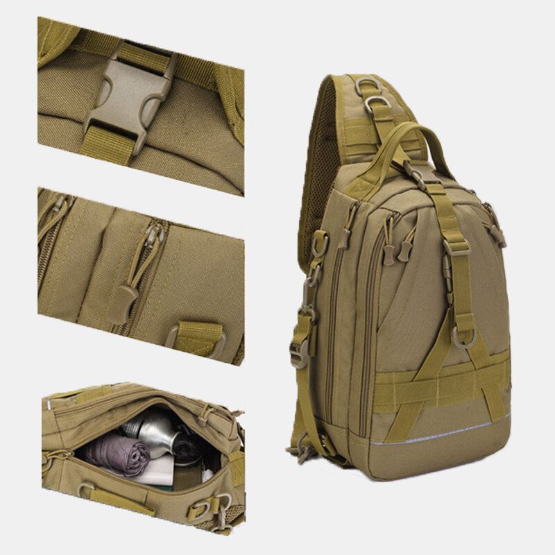 Männer Oxford Camo Multifunktions Wasserdichte Outdoor-sportarten Reiten Taktische Umhängetasche Umhängetasche Brusttasche