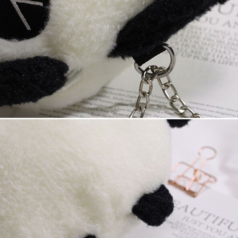 Olympische Winterspiele Peking Niedliche Panda-umhängetasche Mit Dacron-kette