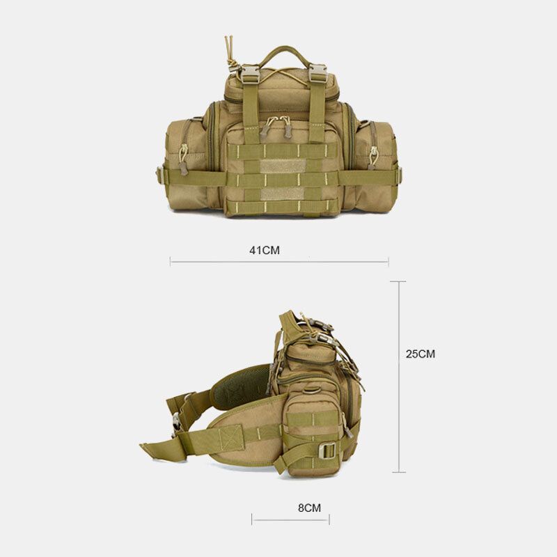 Unisex-nylon-taktik-camouflage-outdoor-reiten Multi-carry-werkzeugtasche Umhängetasche Gürteltasche