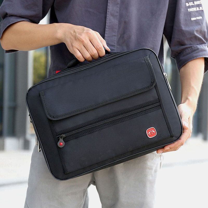 Wasserdichte Verschleißfeste Business-15.6-zoll-laptoptasche Mit Großer Kapazität Aktentasche Umhängetasche Für Herren