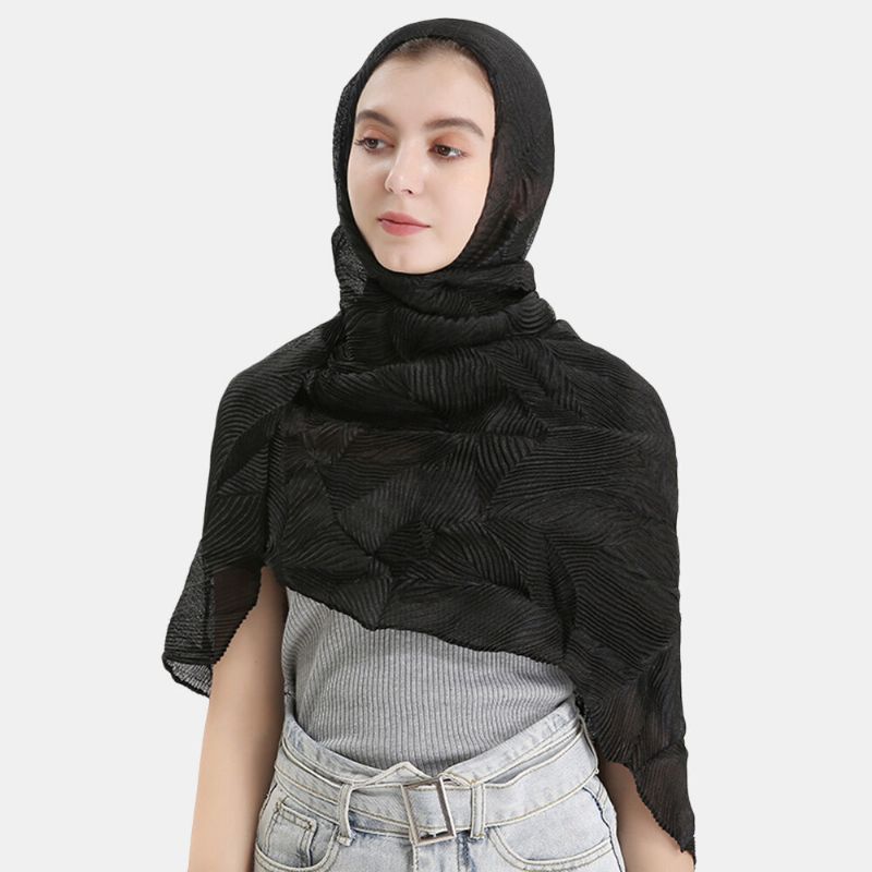 Damen Polyester Einfarbig Seide Ethno Turban Hijab