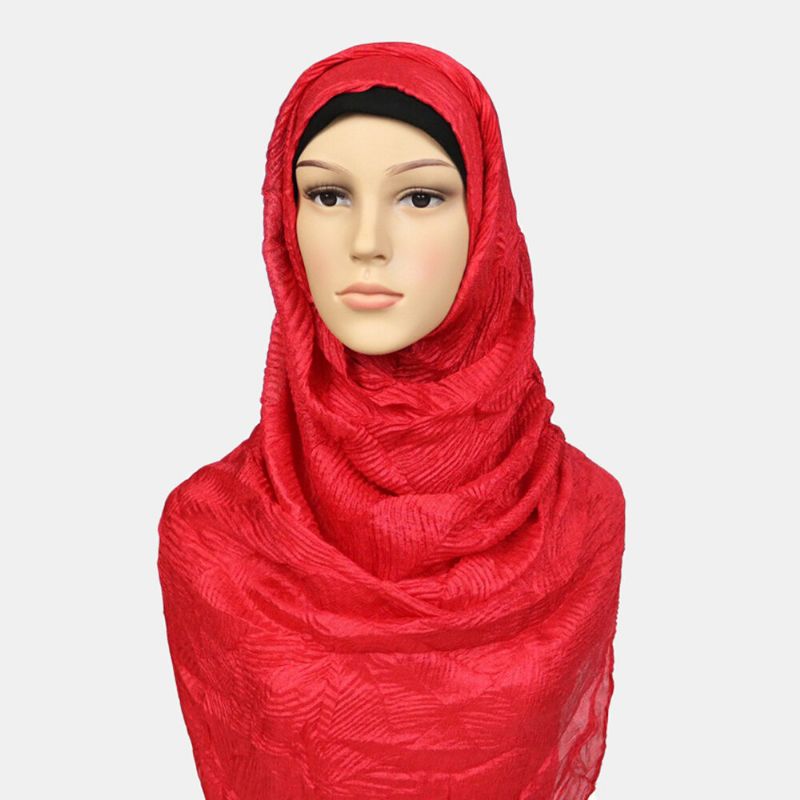 Damen Polyester Einfarbig Seide Ethno Turban Hijab