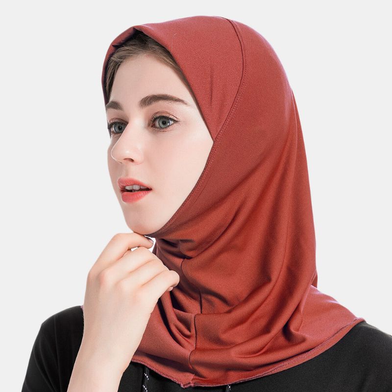 Hijab Schal Damen Solid Crystal Hanf