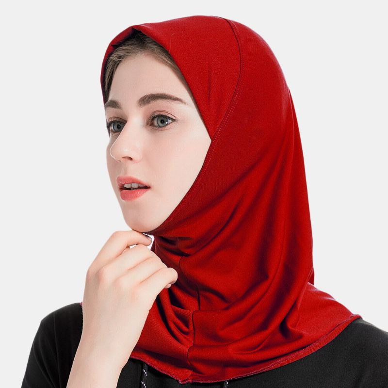 Hijab Schal Damen Solid Crystal Hanf