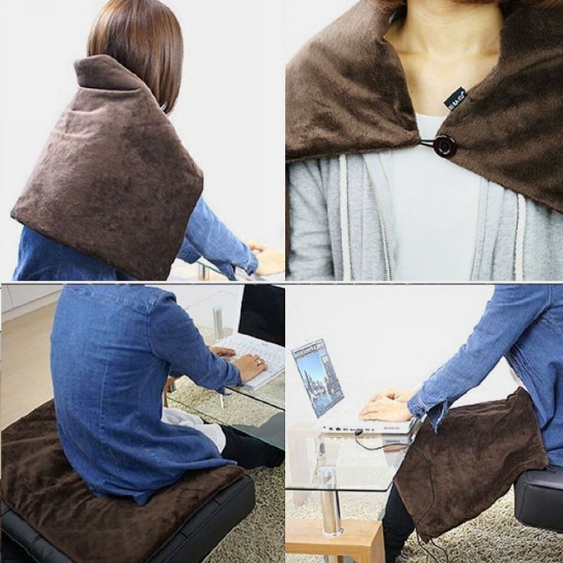 Unisex-usb-aufladung Heizung Gestrickt Winddicht Hält Warm Outdoor Lässig Beheizbarer Schal