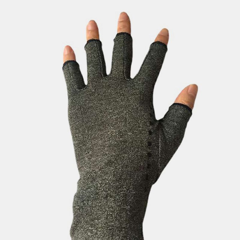 Fingerlose Magnetische Strickhandschuhe Arthritis-handschuhe Outdoor Sport Fitness Silikonhandschuhe