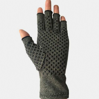 Fingerlose Magnetische Strickhandschuhe Arthritis-handschuhe Outdoor Sport Fitness Silikonhandschuhe