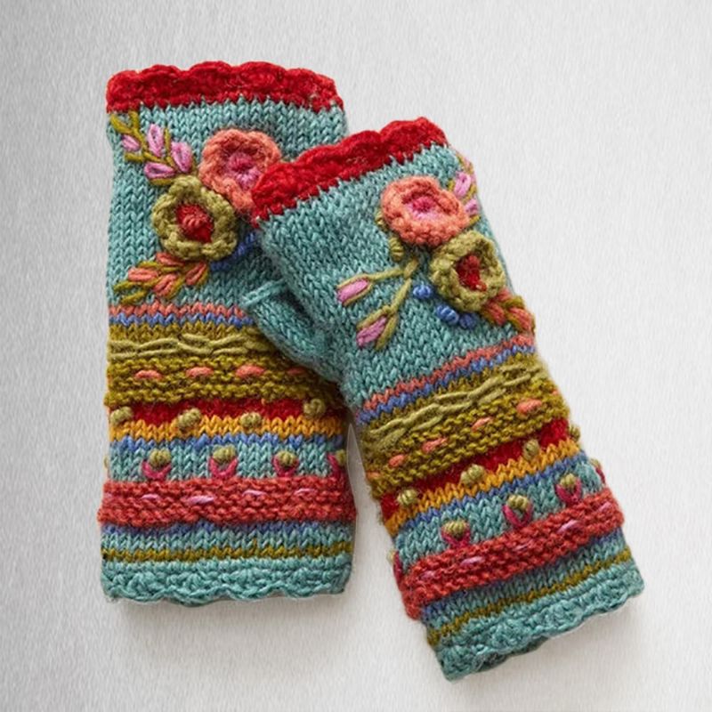 Lässige Strickhandschuhe Handwärmer