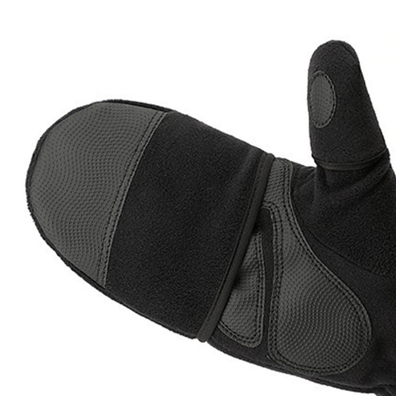 Neue Saison Warme Fleece-handschuhe Herren-flip-tasche Bezieht Sich Auf Einen Dicken Outdoor-lupen-finger-touchscreen