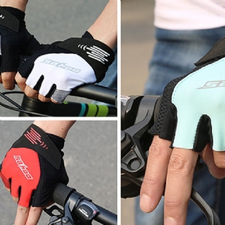 Rutschfeste Atmungsaktive Verschleißfeste Halbfinger-handschuhe Für Outdoor-fahrradfahren