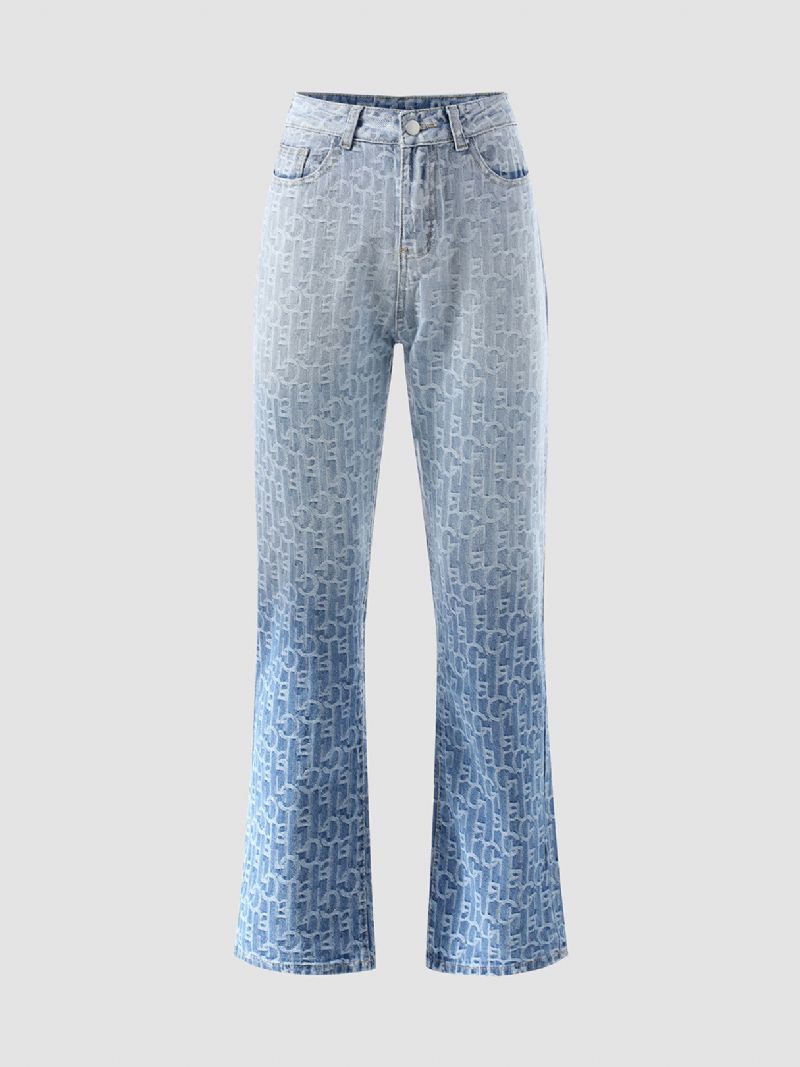 Baumwolljeans Mit Icon-ombre-print