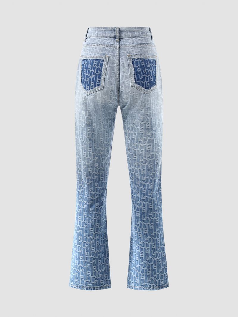 Baumwolljeans Mit Icon-ombre-print