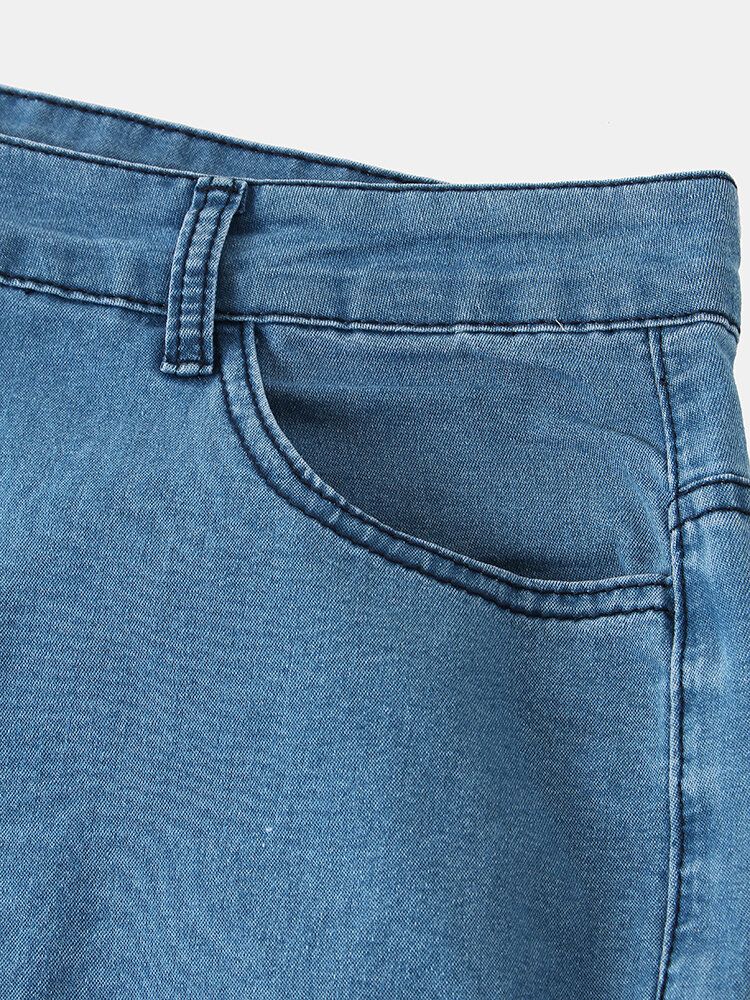 Frauen-blumenstickerei Stilvolle Lässige Bell-bottom-jeans Mit Taschen