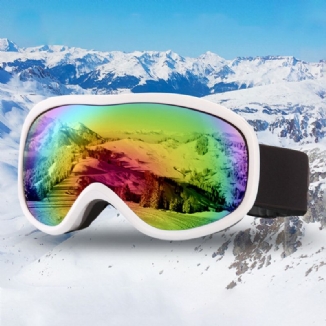 Doppellagige Unisex-skibrille Mit Großem Sichtfeld Sphärisch Professionelle Beschlagfreie Winddichte Doppelglasbrille