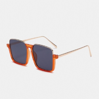 Halbrahmen-sonnenbrille Mit Quadratischem Rahmen Uv-schutz Und Blaulichtschutz