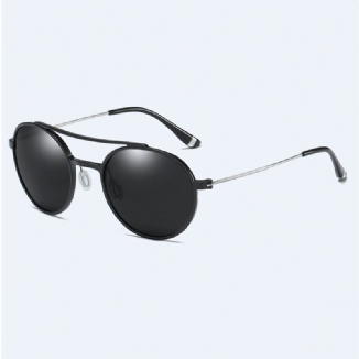 Herren Damen Outdoor Lässig Fahren Polarisierte Brille Klassische Runde Sonnenbrille