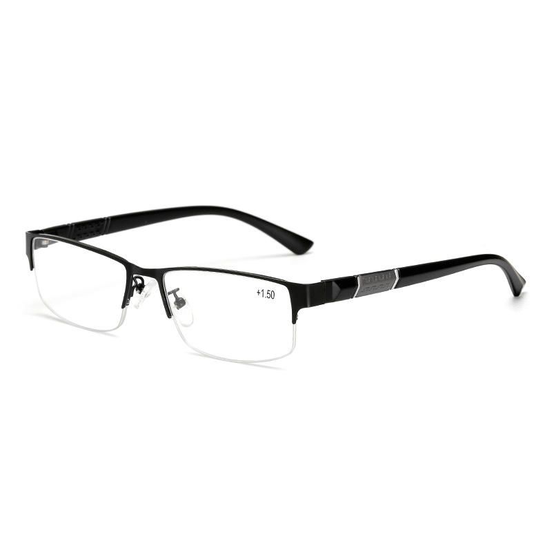 Herren Damen Runde Halbrahmen-lese-computerbrille