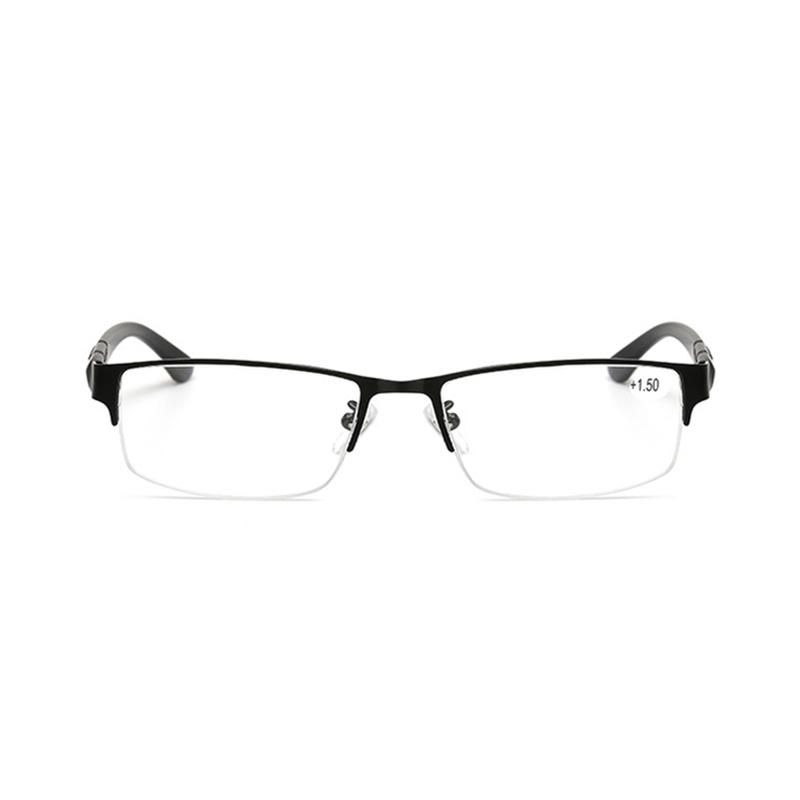 Herren Damen Runde Halbrahmen-lese-computerbrille