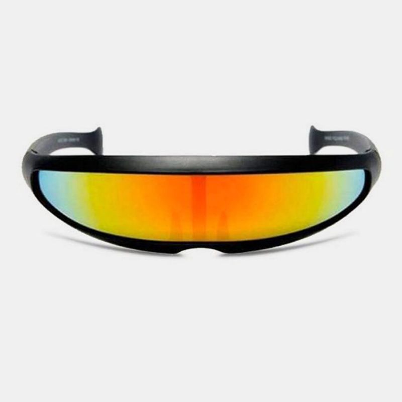 Herren Einteilige Persönlichkeit Space Robot Sf Movie Fashion Coole Sonnenbrille