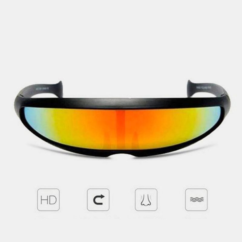 Herren Einteilige Persönlichkeit Space Robot Sf Movie Fashion Coole Sonnenbrille