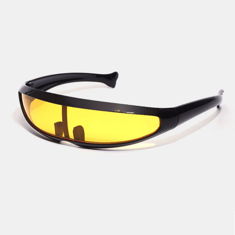 Herren Einteilige Persönlichkeit Space Robot Sf Movie Fashion Coole Sonnenbrille