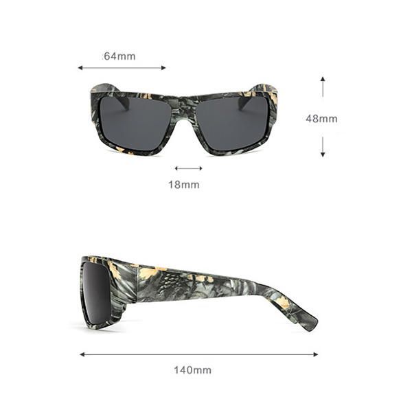 Herren Outdooors Sport Uv400 Camouflage Polarisierte Sonnenbrille