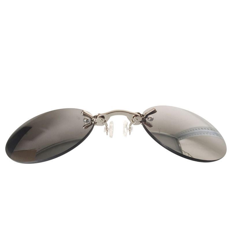 Herren Outdoor-sonnenbrille Aus Metall Mit Nasensteg