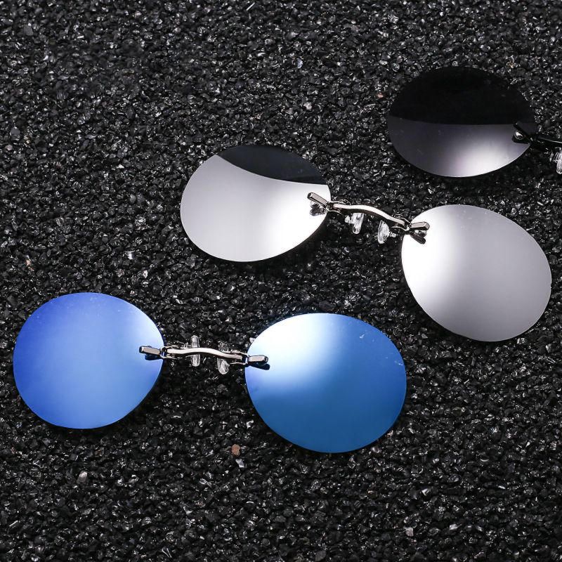 Herren Outdoor-sonnenbrille Aus Metall Mit Nasensteg