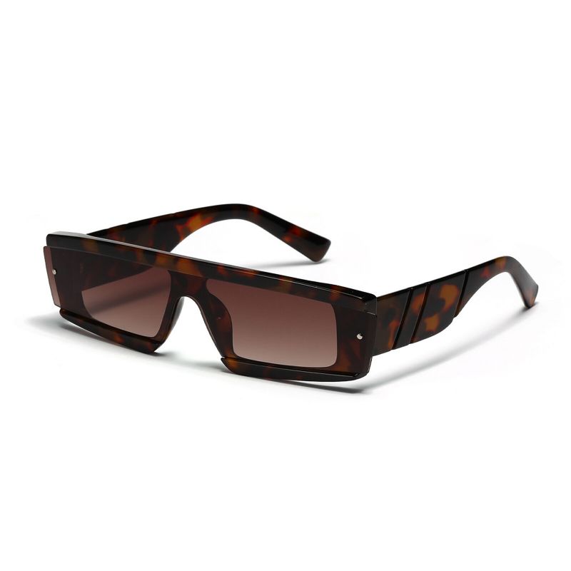 Herren Square One-piece Rivet Wide-leg-sonnenbrille Outdoor-reise-sonnenbrille