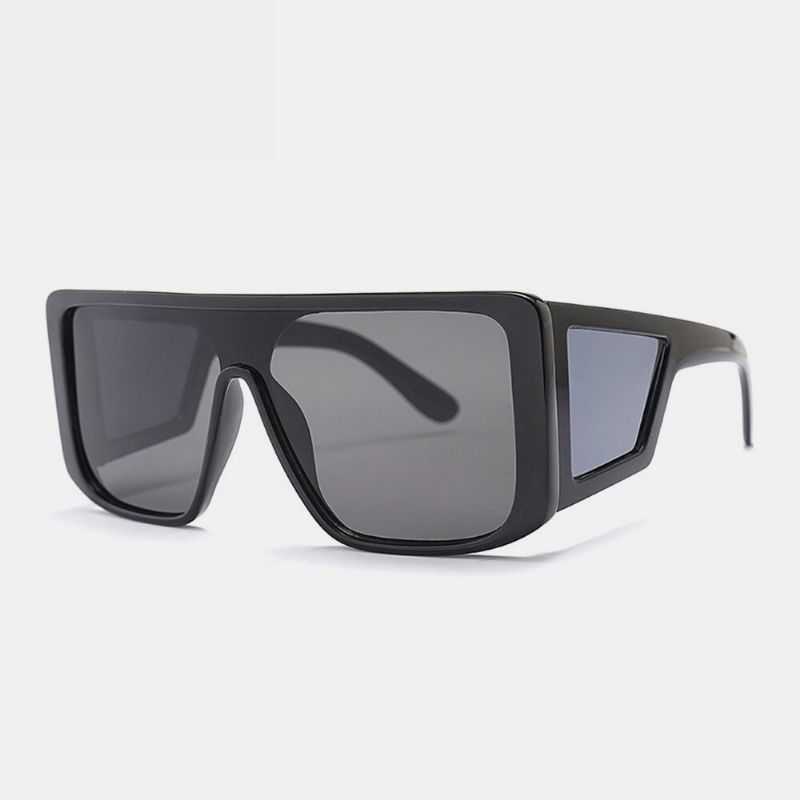 Herren-vollformat-sonnenbrille Mit Einteiligem Glas Winddicht Uv-schutz Modische Sonnenbrille