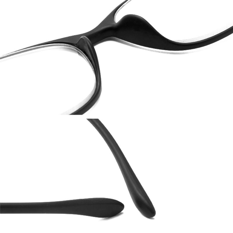 Lässige Tragbare Unisex-brillenbrille Mit Ovalem Rahmen Und Anti-blaulicht