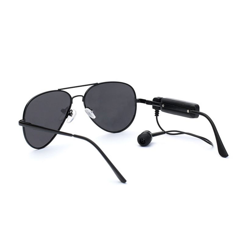 Männer Retro Fashion Outdoor Uv-schutz Bluetooth Headset Sonnenbrille