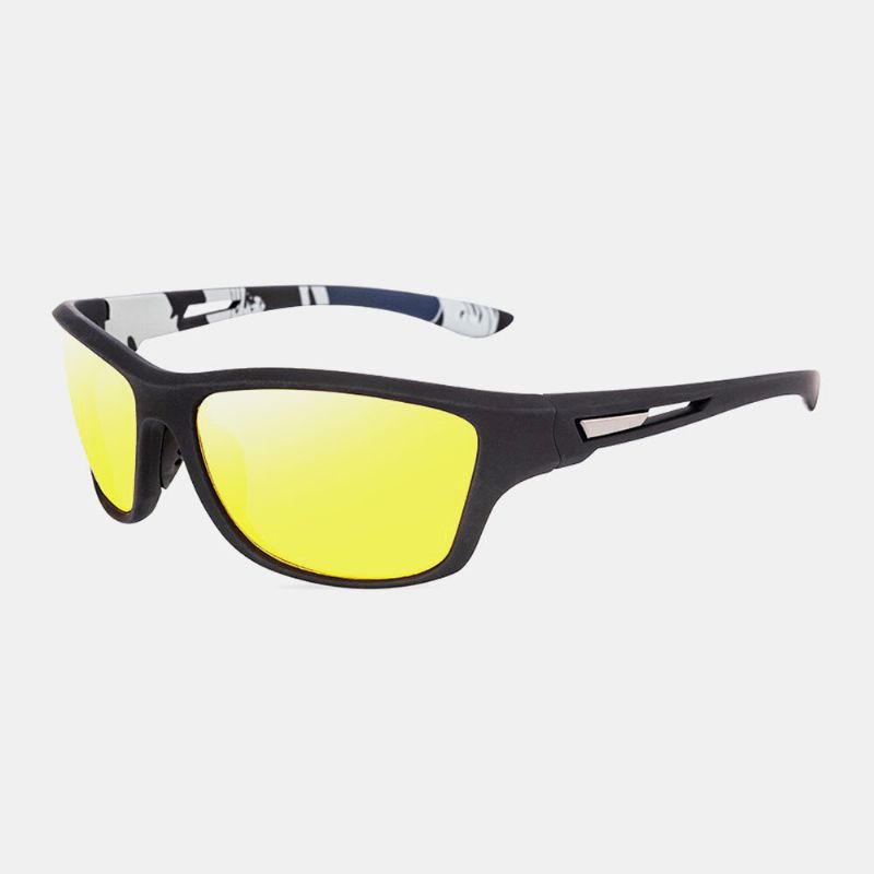 Männer Wide Side Full Frame Lässige Outdoor-sportarten Fahren Reiten Anti-uv-polarisierte Sonnenbrille