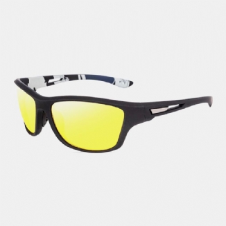 Männer Wide Side Full Frame Lässige Outdoor-sportarten Fahren Reiten Anti-uv-polarisierte Sonnenbrille