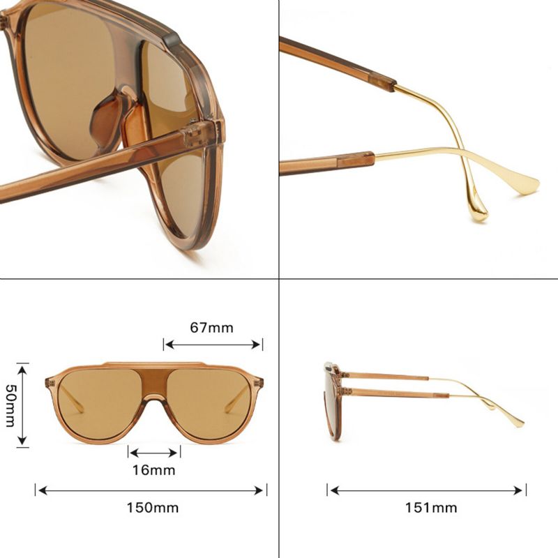 Neutrale Kunststoff-metall-uv-schutz-lässige Outdoor-reise-sonnenbrille