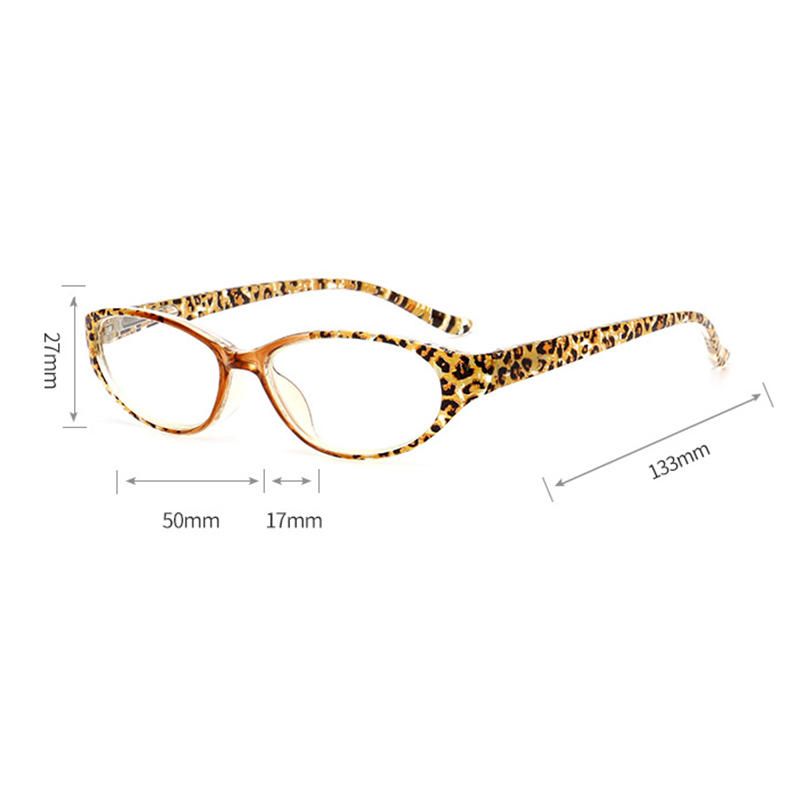 Presbyopie-brille Aus Kunstharz Für Herren Und Damen Mit Leopardenmuster