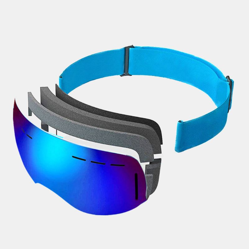 Unisex-erwachsene Klettern Skifahren Antibeschlag Uv-schutz Sanddichte Skibrille