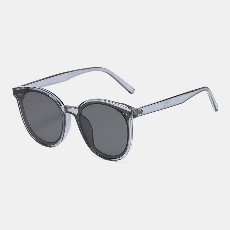 Unisex-harz-cat-eye-sonnenbrille Mit Großem Rahmen Und Pc-linse Zum Schutz Vor Uv-strahlung