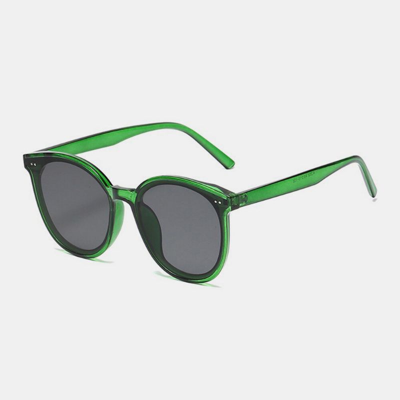 Unisex-harz-cat-eye-sonnenbrille Mit Großem Rahmen Und Pc-linse Zum Schutz Vor Uv-strahlung