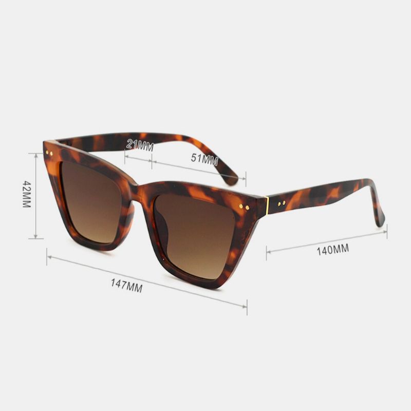 Unisex-sonnenbrille Mit Quadratischem Rahmen Modisch Lässig Uv-schutz