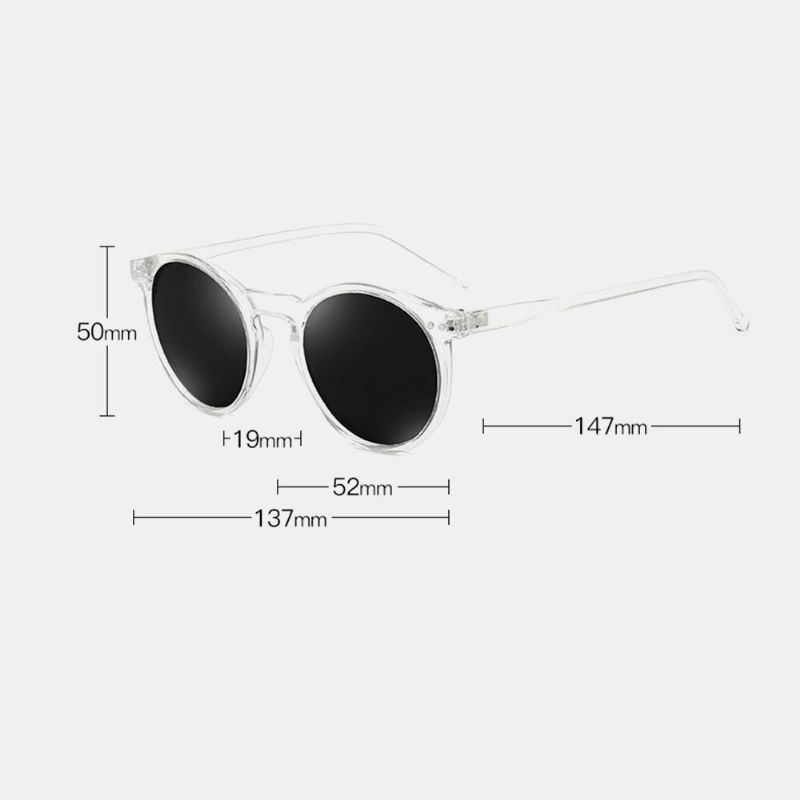 Unisex-sonnenbrille Mit Verlaufsglas Transparent Polarisiert Mit Uv-schutz Vollrahmen