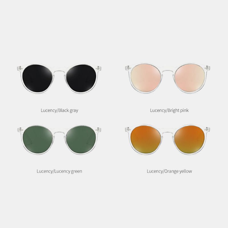 Unisex-sonnenbrille Mit Verlaufsglas Transparent Polarisiert Mit Uv-schutz Vollrahmen