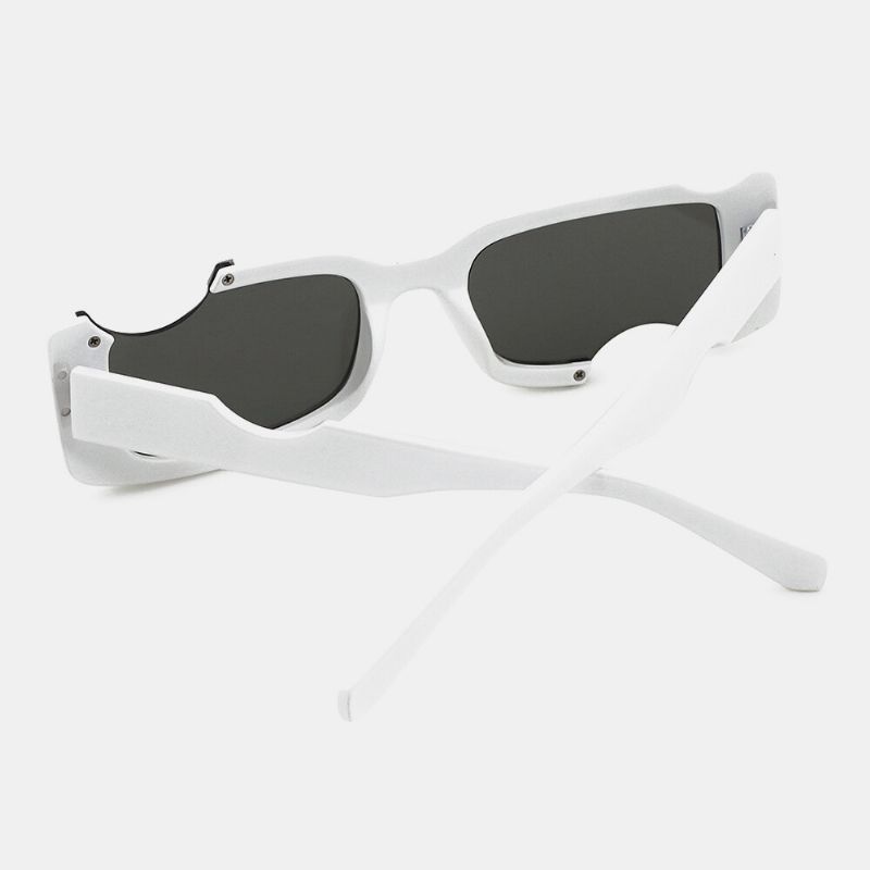 Unregelmäßige Unisex-sonnenbrille Mit Quadratischem Rahmen Kein Vollrahmen Uv-schutz Modische Sonnenbrille Mit Speziellem Profil