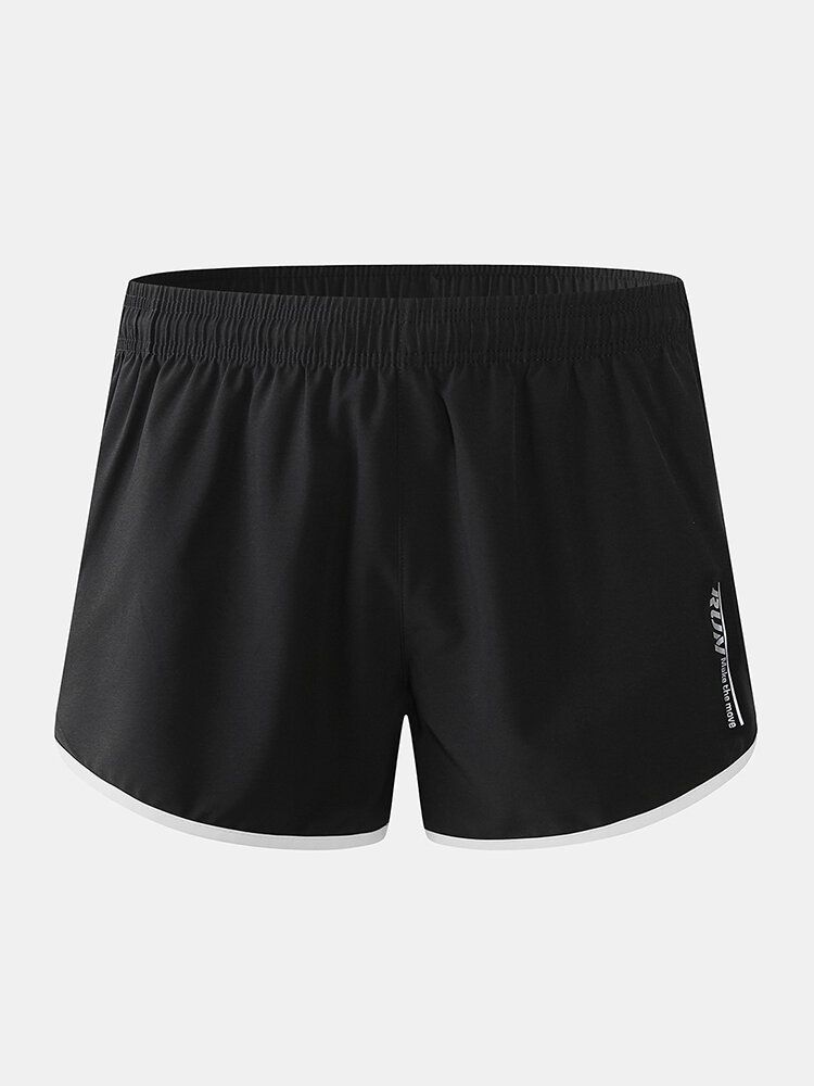 Atmungsaktive Schnell Trocknende Boardshorts Sport Patchwork Mesh Für Herren Mit Kordelzug