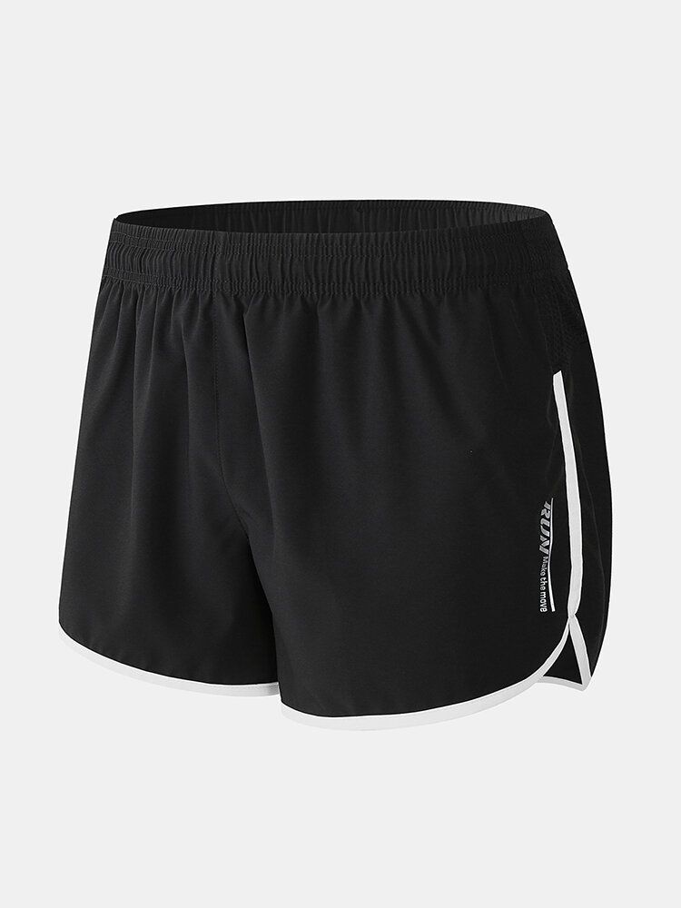 Atmungsaktive Schnell Trocknende Boardshorts Sport Patchwork Mesh Für Herren Mit Kordelzug