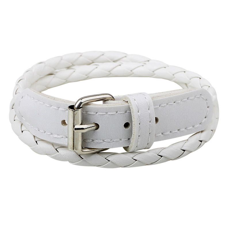 Böhmisches Doppelschicht-lederarmband Für Frauen Mit Knopf-mode-armband