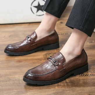 Atmungsaktive Retro-slip-on-schuhe Aus Mikrofaser Mit Weicher Sohle Im England-stil