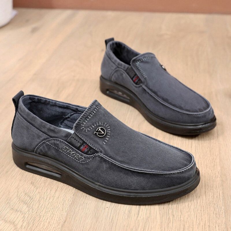 Atmungsaktive Weiche Sohle Rutschfester Bequemer Slip On Old Peking Freizeitschuhe